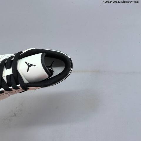 Jordan Air Jordan 1 Low White Black Grey Red EU 36-45 Sneaker - Unisex (BS-60181)
