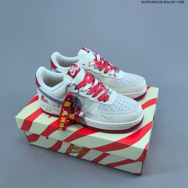Nike Air Force 1 07 Low off white blue red EU 36-45 sneaker