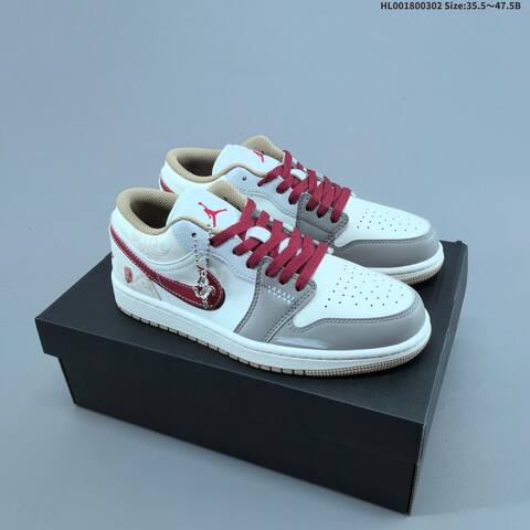 Air Jordan 1 Low CNY AIR JORDAN 1 Aj1 Air Jorda Lifestyle (BS-66632)