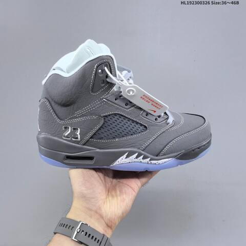Air Jordan 5 Retro Wolf Grey Replica AIR JORDAN 5 Aj5 5 TP Lifestyle (BS-66437)