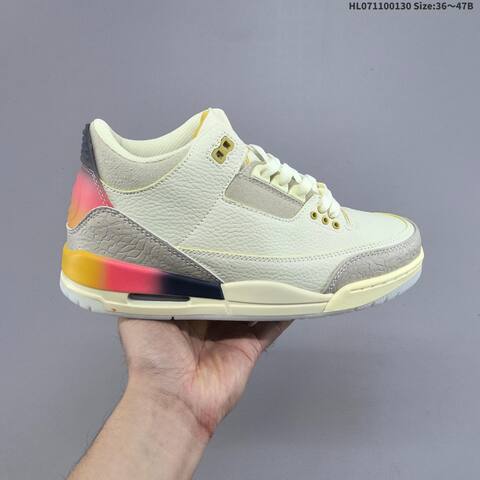 Air Jordan 3 Retro Craft Ivory AIR JORDAN 3 Aj3 Lifestyle (BS-66753)