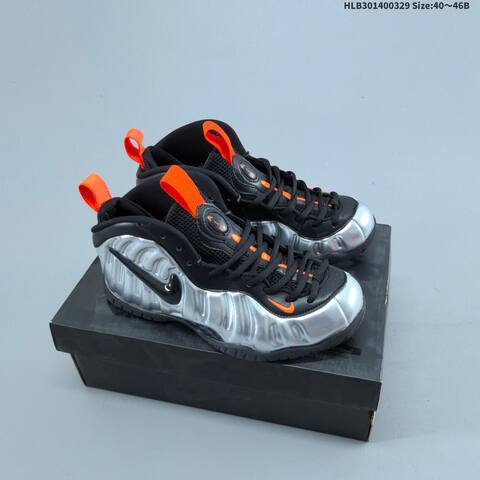 Nike Air Foamposite One Black Metallic Gold EU 40-46 Basketball Shoe - Men's (BS-61061)
