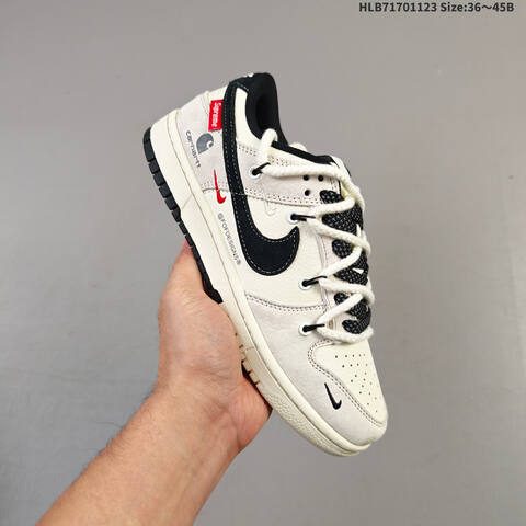 Nike Dunk SB Low Carhartt Off White Black EU 36-45 Skate Shoe - Unisex (BS-63216)