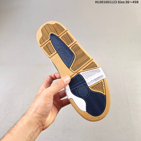 Air Jordan 4 Retro Flight Court AIR JORDAN 4 Aj4 Lifestyle (BS-67715)