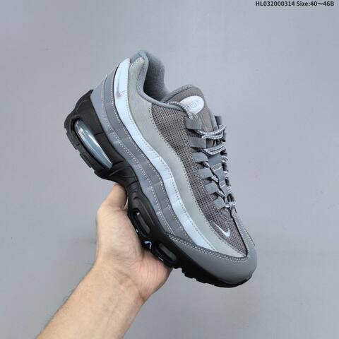 Nike Air Max 95 Black Grey Yellow Light Blue EU 40-46 Running Shoe - Men's (BS-61311)