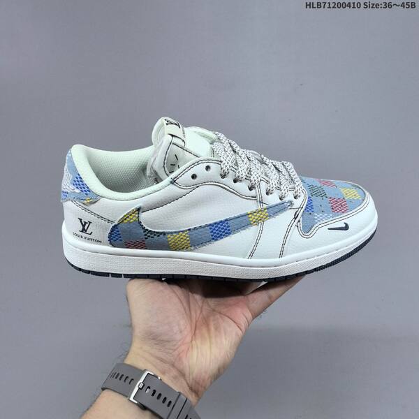 Jordan Air Jordan 1 Low grey/white/navy EU 36-45 basketball