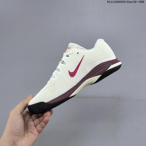 Nike Zoom Vapor 12 HC PRM Sail Dark Red Pink EU 36-46 Tennis Shoe - Unisex (BS-60495)