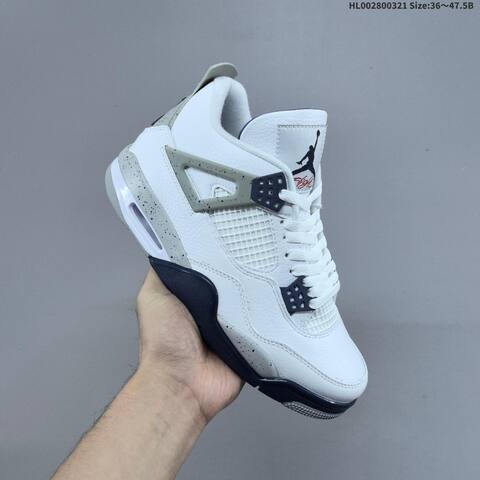 Air Jordan 4 Retro Midnight Navy AIR JORDAN 4 Aj4 Lifestyle (BS-66484)