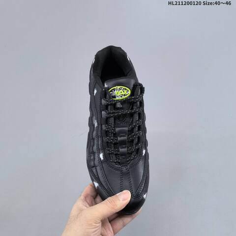 Nike Air Max 95 Black Neon Green White EU 40-46 Running Shoe - Men's (BS-61880)