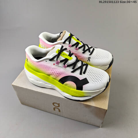 On Running Cloudboom Max 3 White Black Green Pink Yellow EU 36-45 Running Shoe Running Sneakers - Unisex (BS-69781)