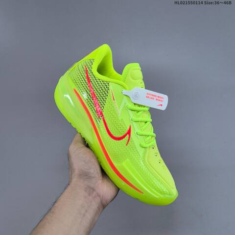 Nike Air Zoom G T Cut EP Neon Green Bright Red EU 36-46 Basketball Shoe - Unisex (BS-62002)