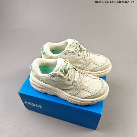 HOKA ONE ONE Bondi B3 Light Green Dark Green Burgundy Yellow EU 36-47 Running Shoe Running Sneakers - Unisex (BS-69434)