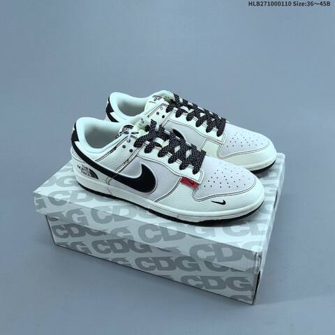 Nike Dunk SB Low Supreme Off White Grey Red Navy EU 36-45 Skate Shoe - Unisex (BS-62088)