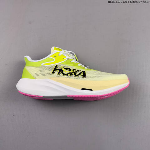 HOKA Other HOKA ONE PEBA Hoka One 1 1 Replica For Sale High-end Men s And Women s Fashion Sports Running And Basketball Shoes Up To 95 Off Retail During The Current Promotion Neon Yellow White Pink Black EU 36-45 Running Shoe Running Sneakers (BS-69428)