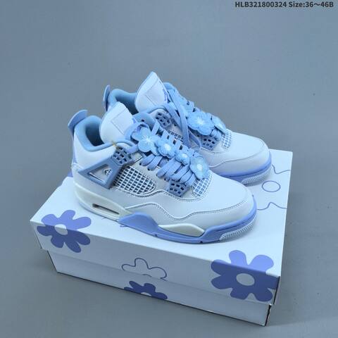 PU Air Nike Air Jordan 4 Retro OG Fire Red Lifestyle (BS-66446)