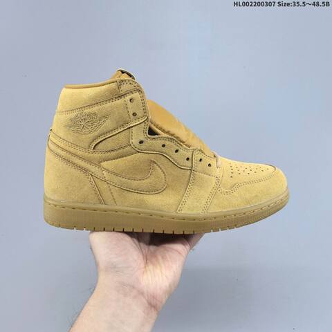 Air Jordan 1 Retro High Wheat AIR JORDAN 1 Aj1 Lifestyle (BS-66605)