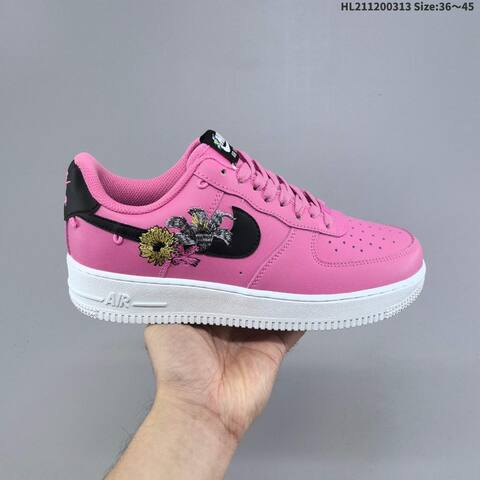 Nike Air Force 1 Low Off White Light Pink Light Blue Dark Brown EU 36-41 Sneaker - Unisex (BS-61347)
