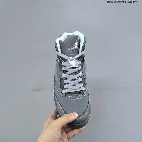 Air Jordan 5 Retro Wolf Grey Replica AIR JORDAN 5 Aj5 Lifestyle (BS-66333)