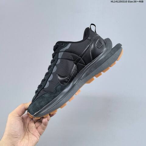 Nike Vaporwaffle Sacai Black Dark Grey Gum Brown EU 36-46 Sneaker - Unisex (BS-61395)