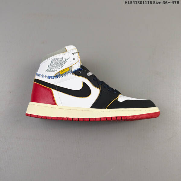 Jordan Union x Air Jordan 1 Retro High NRG Black/White/Red/Grey EU 36-47 basketball