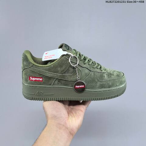 Nike Air Force 1 07 LV8 DF0188 117 Olive Green Red EU 36 45 Sneaker EU 36-45 - Unisex (BS-62293)