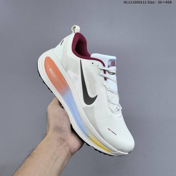 Nike Vomero Plus ReactX Air Zoom sail dark brown burgundy orange blue EU 36-45 running shoe