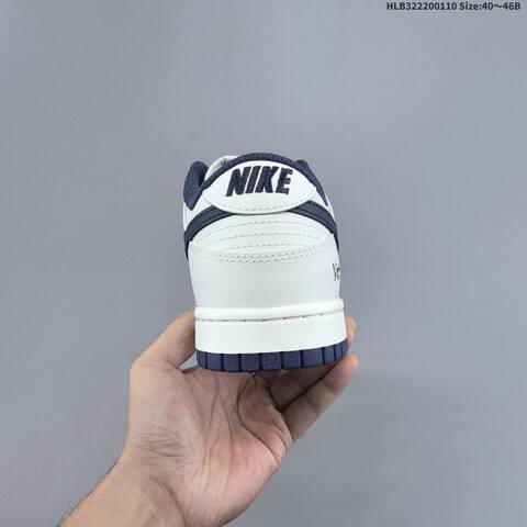 Nike Dunk Low Light Off White Navy Blue EU 40 46 Skate Shoe EU 40-46 - Men's (BS-62086)