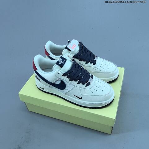 Nike Air Force 1 07 Low White Black Green EU 36-45 Sneaker - Unisex (BS-60348)