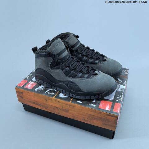 Air Jordan 10 Retro Shadow Replica AIR JORDAN 10 Aj10 Lifestyle (BS-66665)