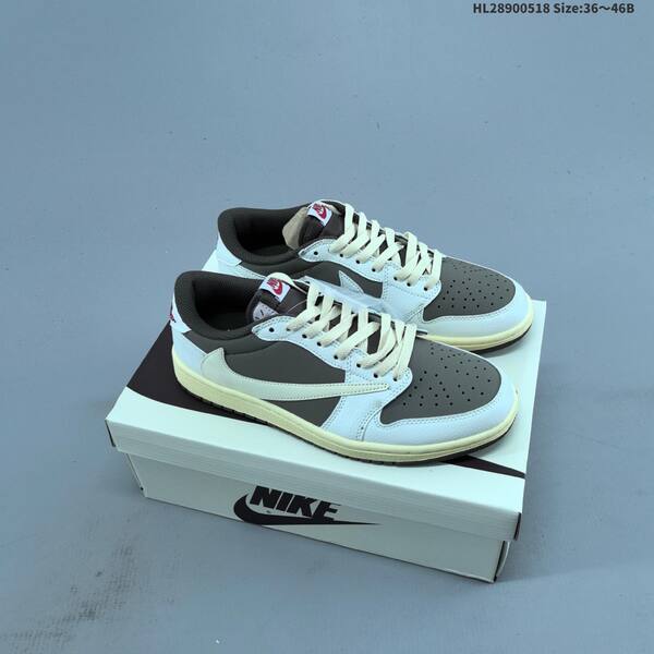 Nike Air Jordan 1 Low white/black/blue 36~46B casual