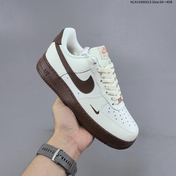 Nike Air Force 1 07 Low white brown light gray EU 36-45 sneaker