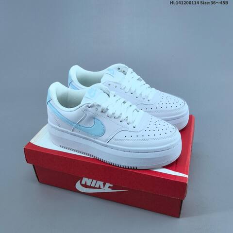Nike Court Vision Alta LTR Light Pink White Black White EU 36 42 Skate Shoe EU 36-42 - Unisex (BS-61998)