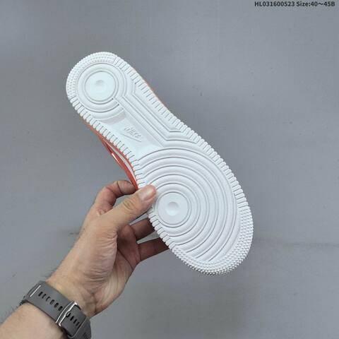 Nike Air Force 1 Posite Foamposite Max Orange White Red EU 40-45 Sneaker - Men's (BS-60183)