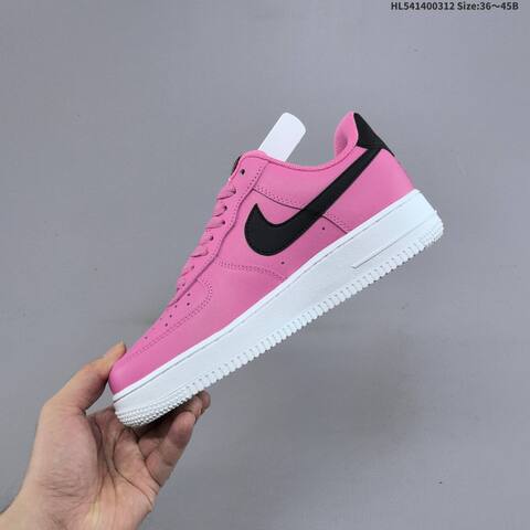 Nike Air Force 1 07 Pink Black White Gold EU 36-45 Sneaker - Unisex (BS-61349)