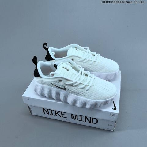Nike Mind 002 White Black Silver EU 36-45 Running Shoe - Unisex (BS-60901)