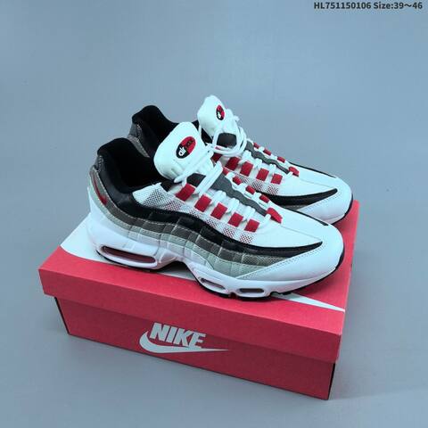 Nike Air Max 95 Dark Grey Black Orange Yellow EU 39-46 Running Shoe - Unisex (BS-62179)