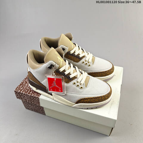 Air Jordan 3 Retro Orewood Brown AJ33 Lifestyle (BS-67754)