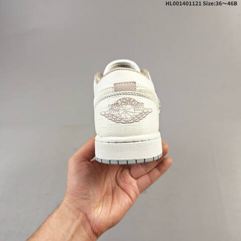 Air Jordan 1 Low Soft Pearl WMNS AIR JORDAN 1 Aj1 Lifestyle (BS-67745)