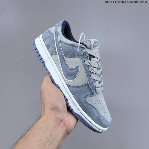 Nike SB Zoom Dunk Low Light Grey Blue Navy White EU 36-45 Skate Shoe - Unisex (BS-62255)