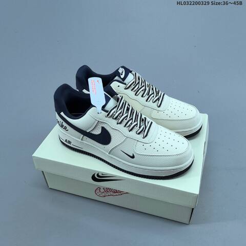 Nike Air Force 1 Low Off White Black Red Navy EU 36-45 Sneaker - Unisex (BS-61056)