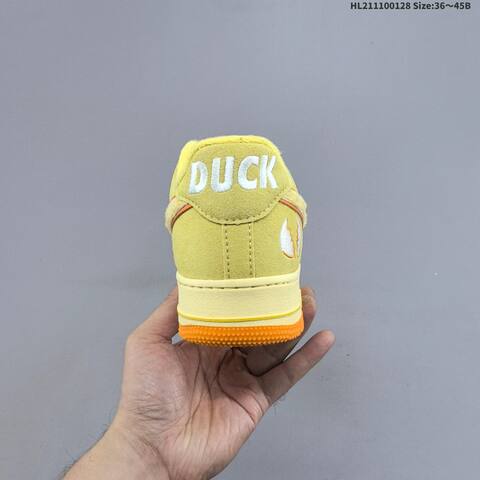Nike Air Force 1 Low Light Yellow Bright Green Orange Pale Yellow EU 36-45 Sneaker - Unisex (BS-61705)
