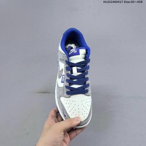 Nike Dunk SB Low Sail Grey Royal Blue White EU 36-45 Skate Shoe - Unisex (BS-60690)
