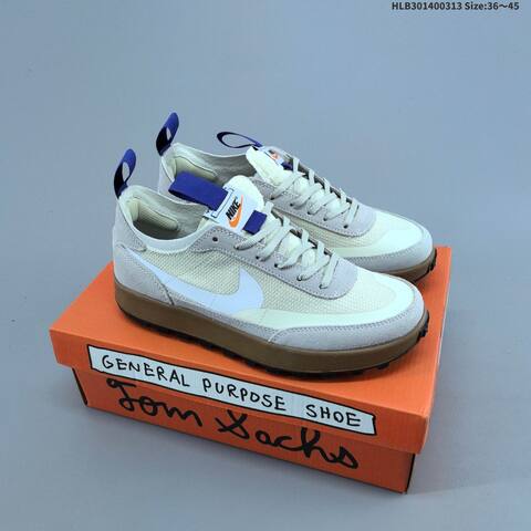 Nike Tom Sachs General Purpose Shoe Grey White Orange Yellow Cream EU 36-45 Sneaker - Unisex (BS-61345)