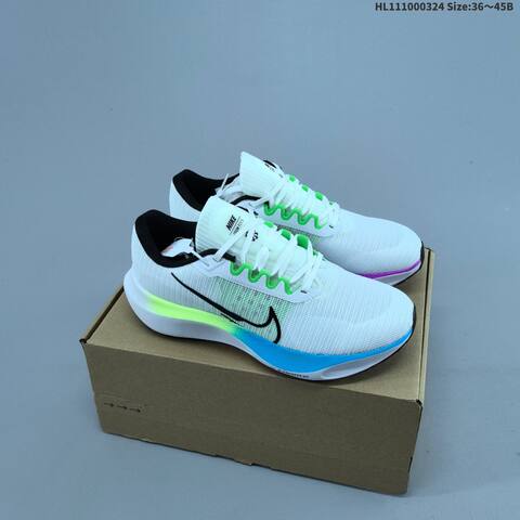 Nike Zoom Fly 5 Black White Light Blue Grey EU 36-45 Running Shoe - Unisex (BS-61142)