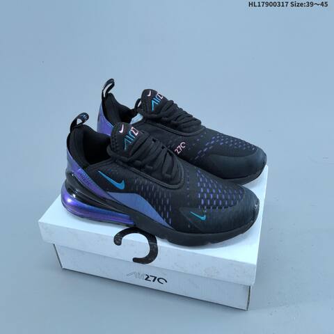 Nike Air Max 270 AH8050-005 White Blue Black EU 39-45 Running Shoe - Unisex (BS-61287)