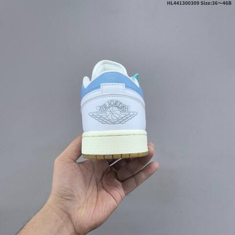 Air Jordan 1 Low Worn Blue AIR JORDAN 1 Aj1 Lifestyle (BS-66581)