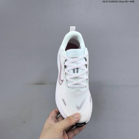 Nike Vomero Plus ReactX Air Zoom White Light Pink Purple EU 36-40 Running Shoe - Unisex (BS-60602)