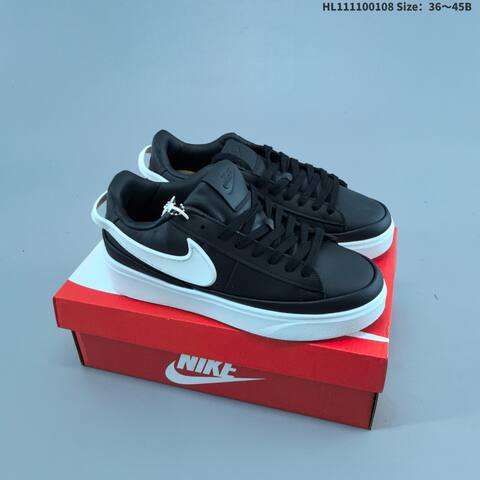 Nike Blazer Phantom Low White Red Brown EU 36-45 Skate Shoe - Unisex (BS-62132)