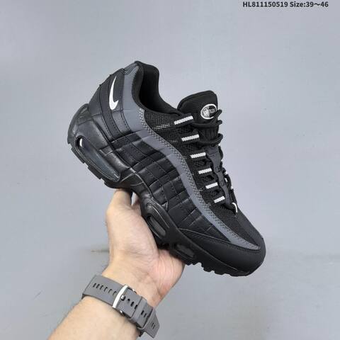 Nike Air Max 95 Black Grey Silver EU 39-46 Running Shoe - Unisex (BS-60251)