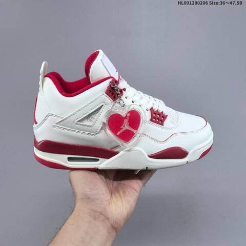 Air Jordan 4 Retro Sierra Red WMNS AIR JORDAN 4 Aj4 Lifestyle (BS-66688)